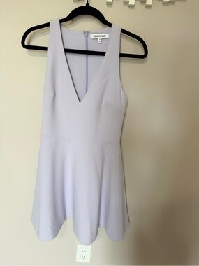 Elizabeth and James Lavender V-Neck Dress
